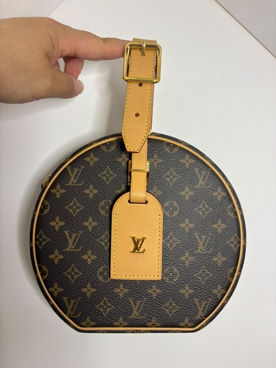 Louis Vuitton Handbags - Louis Vuitton Brown Monogram Round Luggage Tag Bag